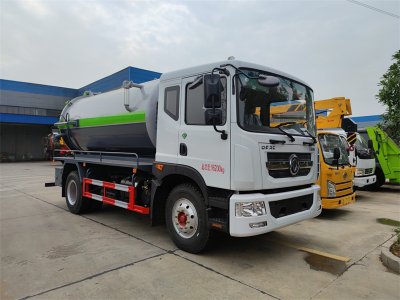 抽吸運(yùn)輸污水淤泥、糞便、沼液罐式車，國(guó)六排放吸污車抽吸快、適用面廣